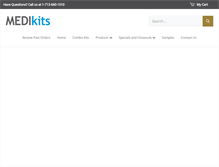 Tablet Screenshot of medi-kits.com